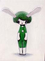 04 White ears 30x40cm