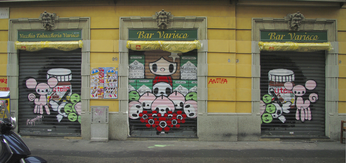 streetart mary magdalena 2013 via termopii 24 milano italiy